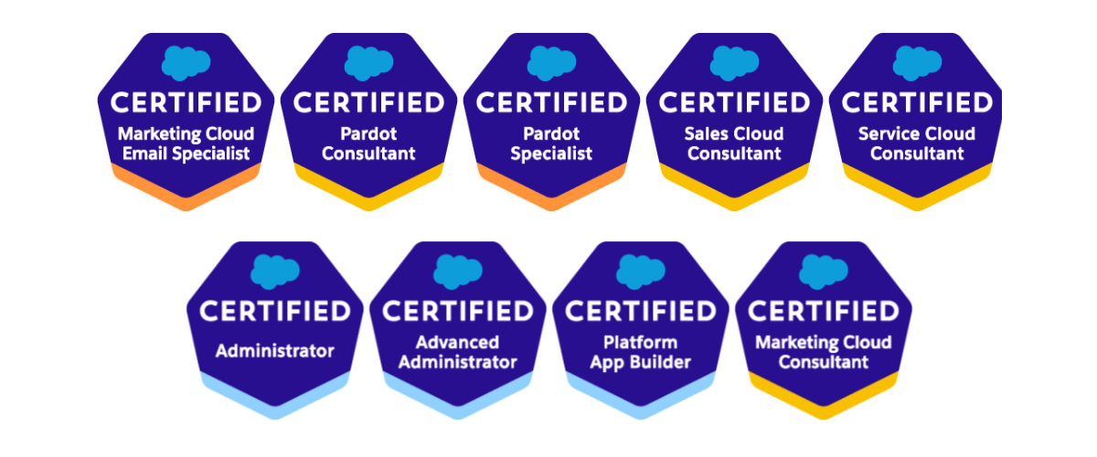 Salesforce Certification Badges